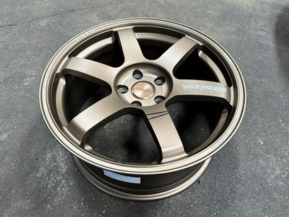 New 18X8.5 ET35 NK Performance TE37 SAGA Rim (4 wheel) Matt Bronze 5X114.3