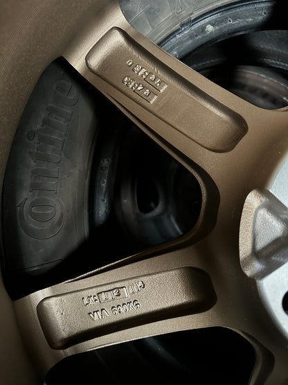 New 18X8.5 ET35 NK Performance TE37 SAGA Rim (4 wheel) Matt Bronze 5X112