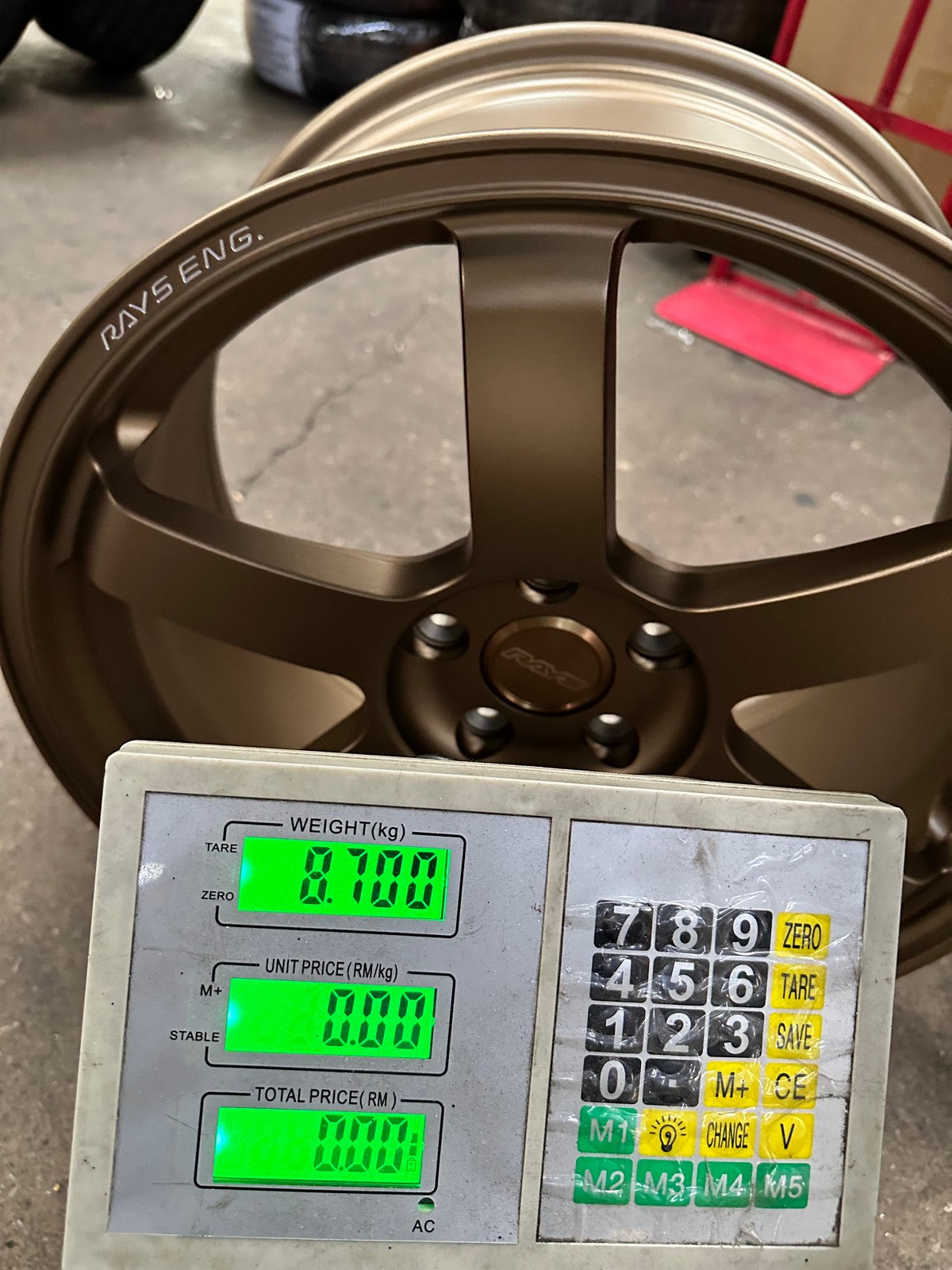 New 18X8.5 ET35 NK Performance TE37 SAGA Rim (4 wheel) Matt Bronze 5X114.3