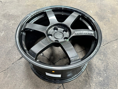 New 18X9.5 ET40 NK Performance TE37 SAGA Rim (4 wheel) Gloss Gunmetal 5X112