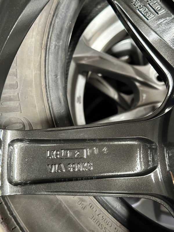 New 18X9.5 ET40 NK Performance TE37 SAGA Rim (4 wheel) Gloss Gunmetal 5X114.3