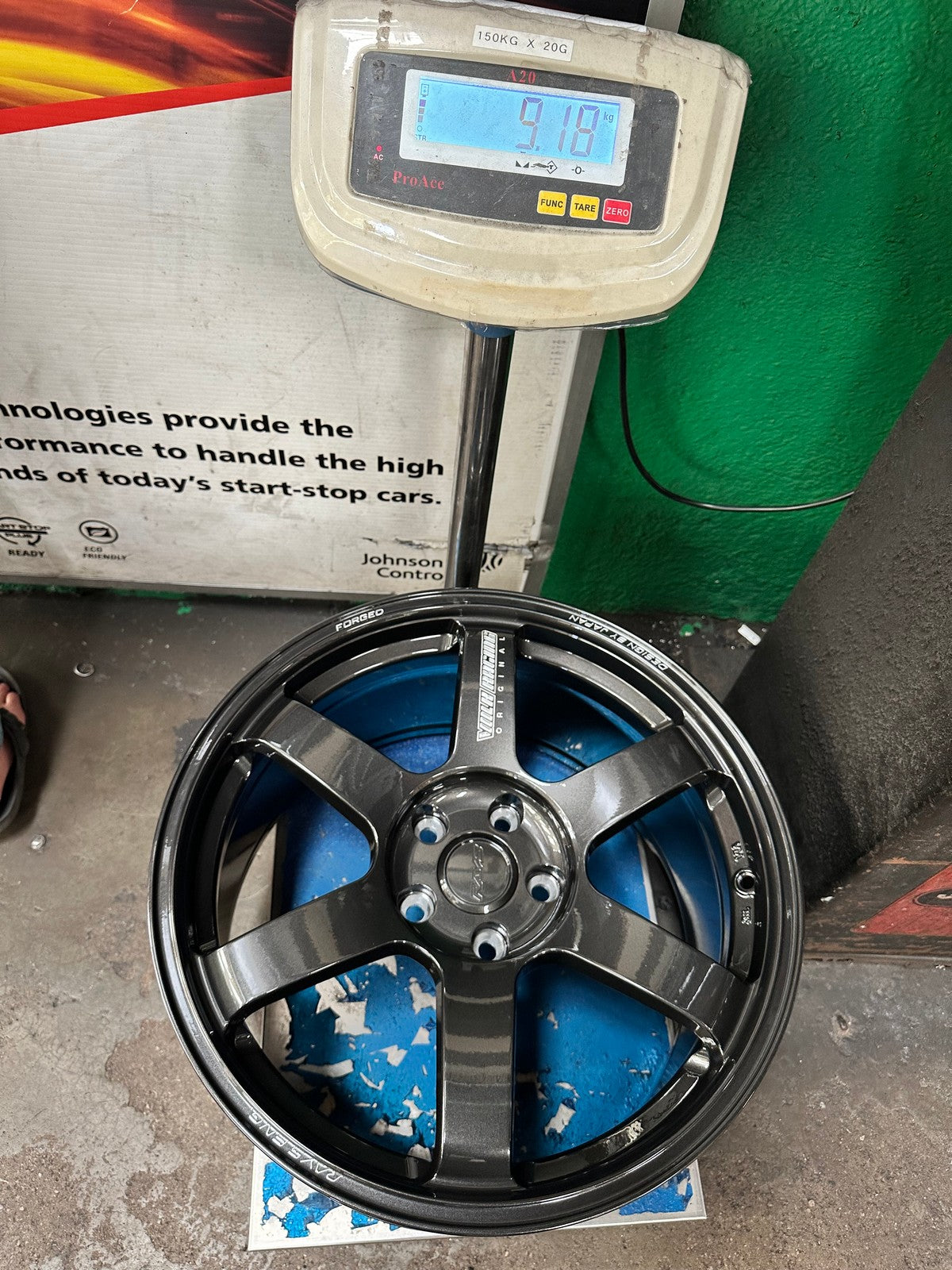 New 18X9.5 ET40 NK Performance TE37 SAGA Rim (4 wheel) Gloss Gunmetal 5X112