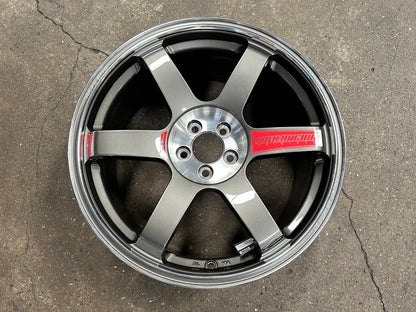 New 18X8.5 ET35 NK Performance TE37 SAGA Rim (4 wheel) Gloss Gunmetal 5X100