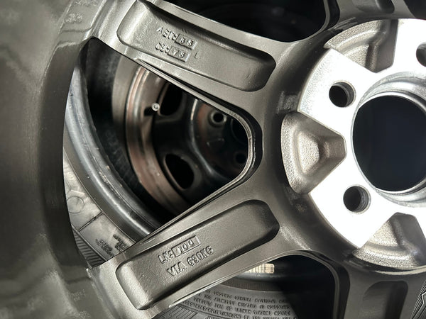 New 18X8.5 ET35 NK Performance TE37 SAGA Rim (4 wheel) Gloss Gunmetal 5X100