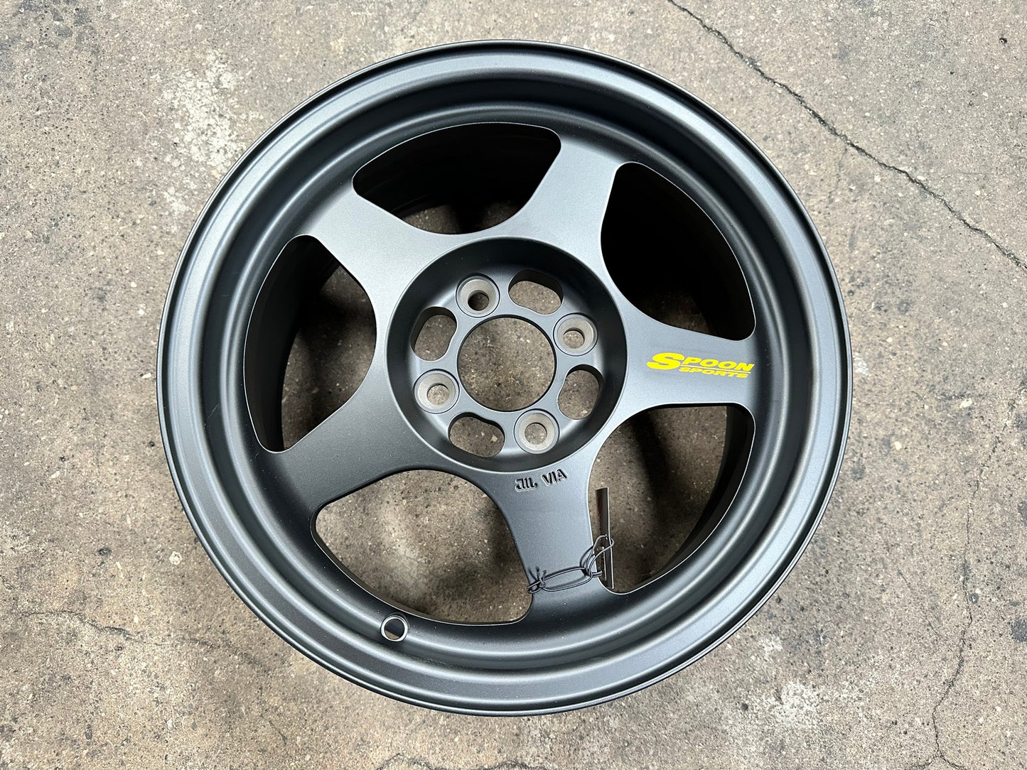 New 15X6.5 ET35 NK Performance Spoon Rim (4 wheel) Matt Black 4X100