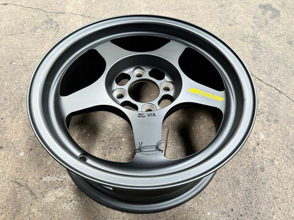 New 15X6.5 ET35 NK Performance Spoon Rim (4 wheel) Matt Black 4X100