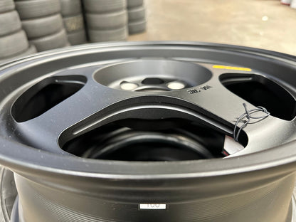 New 15X6.5 ET35 NK Performance Spoon Rim (4 wheel) Matt Black 4X100