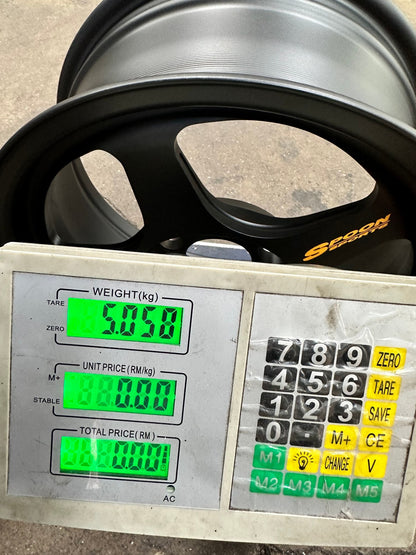 New 15X6.5 ET35 NK Performance Spoon Rim (4 wheel) Matt Black 4X100