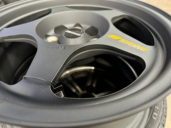 New 15X7 ET35 NK Performance Spoon Rim (4 wheel) Matt Black 4X100