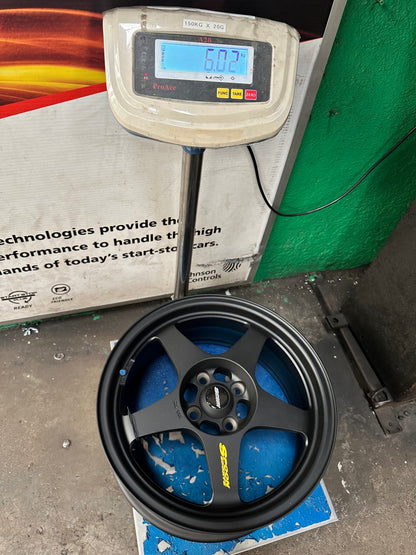 New 16X7 ET35 NK Performance Spoon Rim (4 wheel) Matt Black 4X100