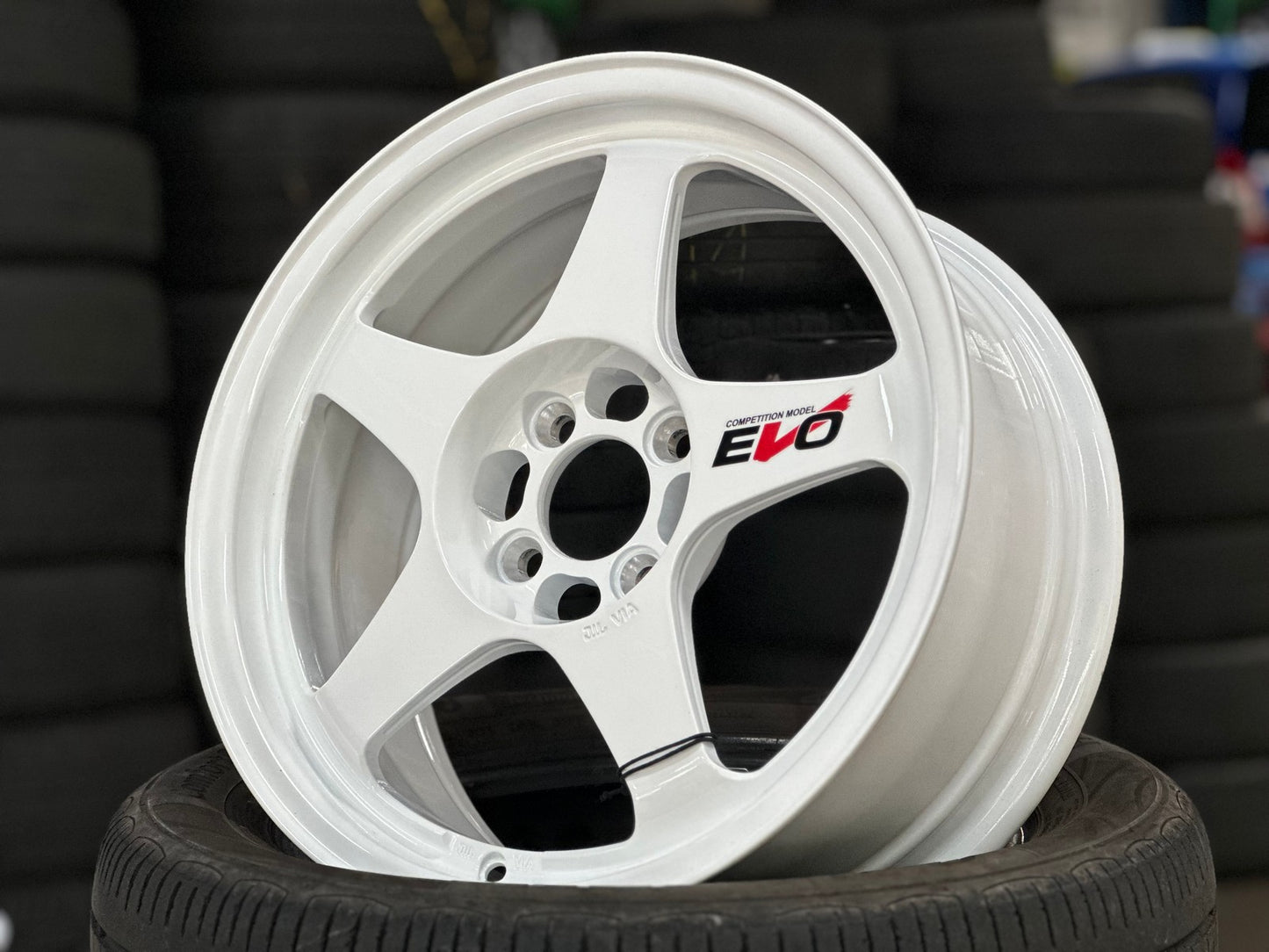 New 16X7 ET35 NK Performance EVO Rim (4 wheel) Gloss White 4X100