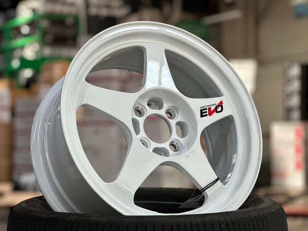 New 16X7 ET35 NK Performance EVO Rim (4 wheel) Gloss White 4X100