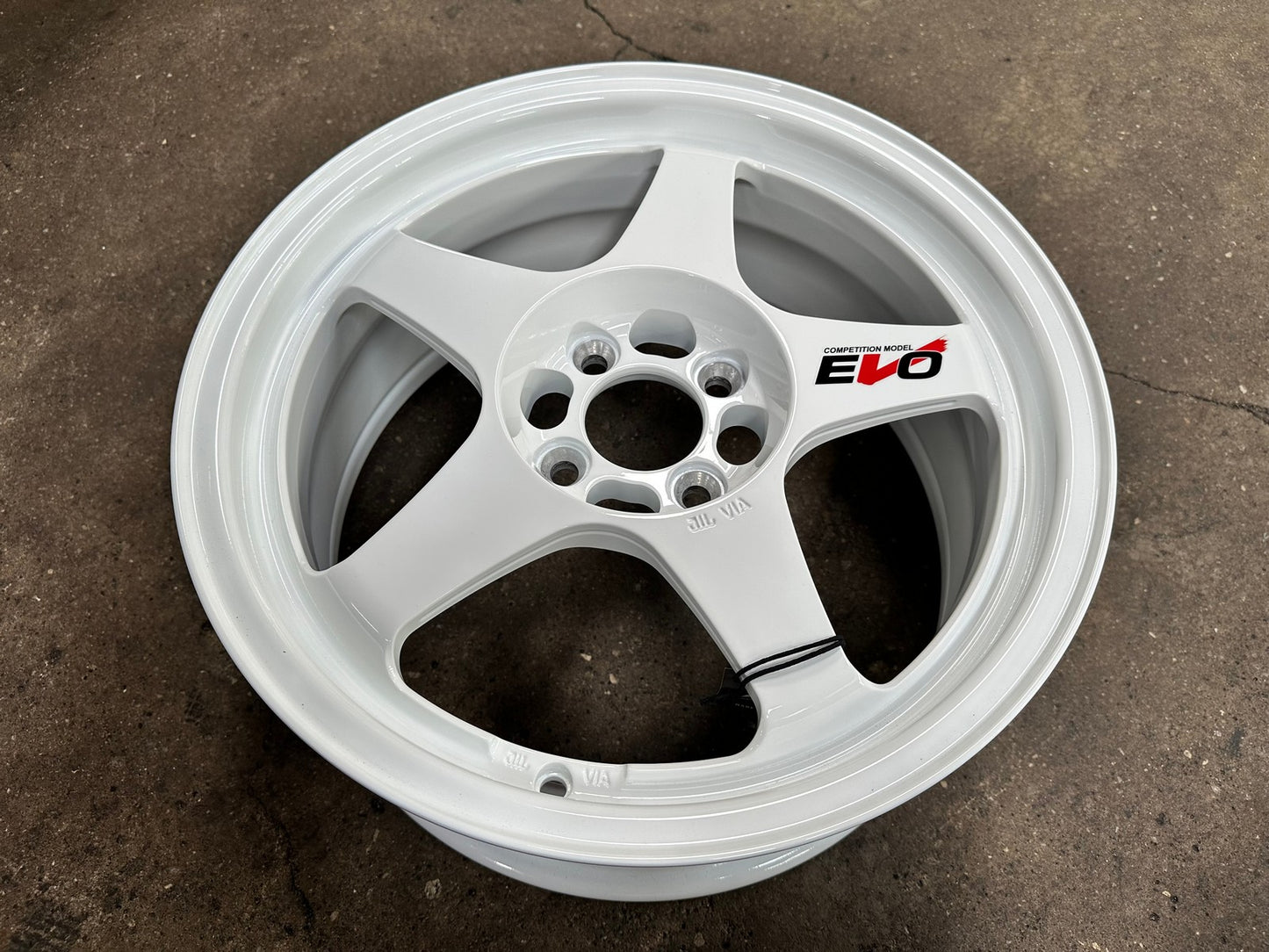 New 16X7 ET35 NK Performance EVO Rim (4 wheel) Gloss White 4X100