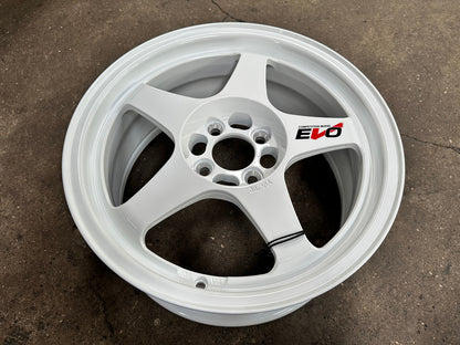 New 16X7 ET35 NK Performance EVO Rim (4 wheel) Gloss White 4X100