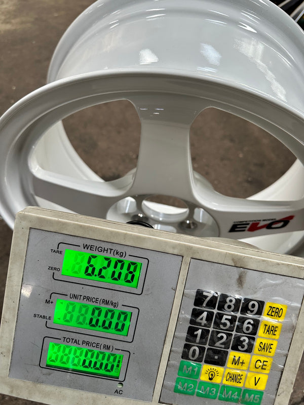 New 16X7 ET35 NK Performance EVO Rim (4 wheel) Gloss White 4X100