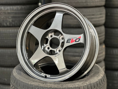 New 16X7 ET35 NK Performance Spoon Rim (4 wheel) Matt Black 4X100