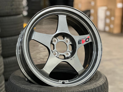 New 16X7 ET35 NK Performance EVO Rim (4 wheel) Gloss Gunmetal 4X100