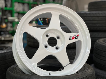 New 17X8 ET40 NK Performance Spoon Rim (4 wheel) Gloss White 4X100