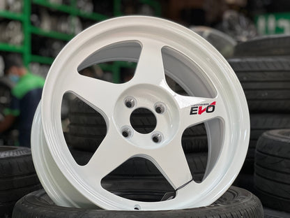 New 17X8 ET40 NK Performance EVO Rim (4 wheel) Gloss White 4X100