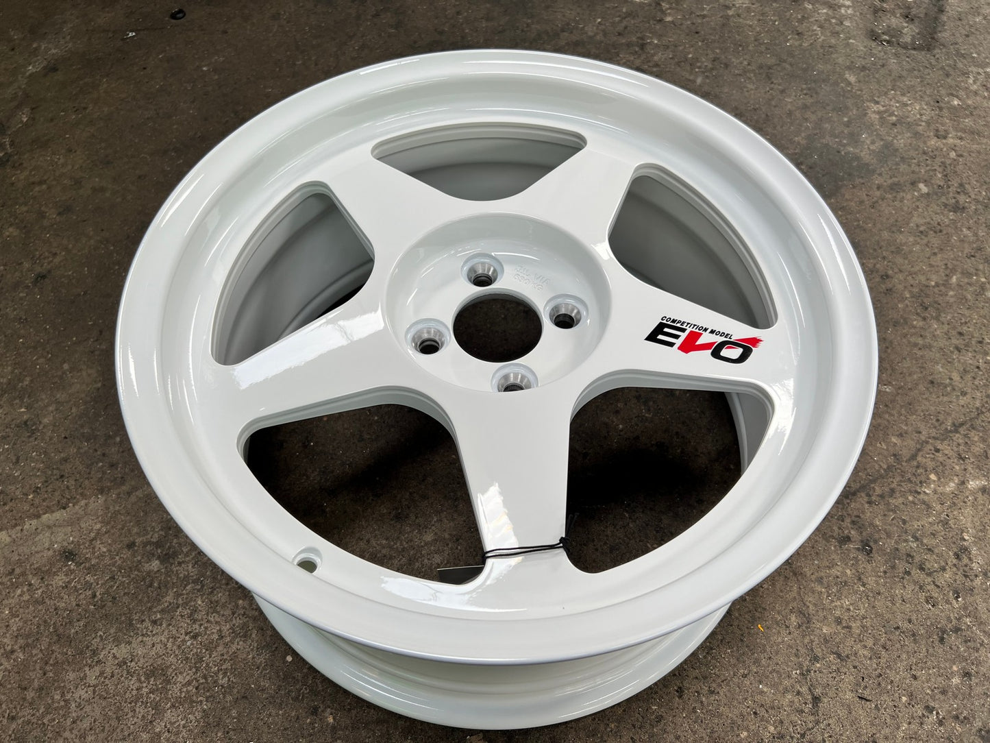 New 17X8 ET40 NK Performance Spoon Rim (4 wheel) Gloss White 4X100