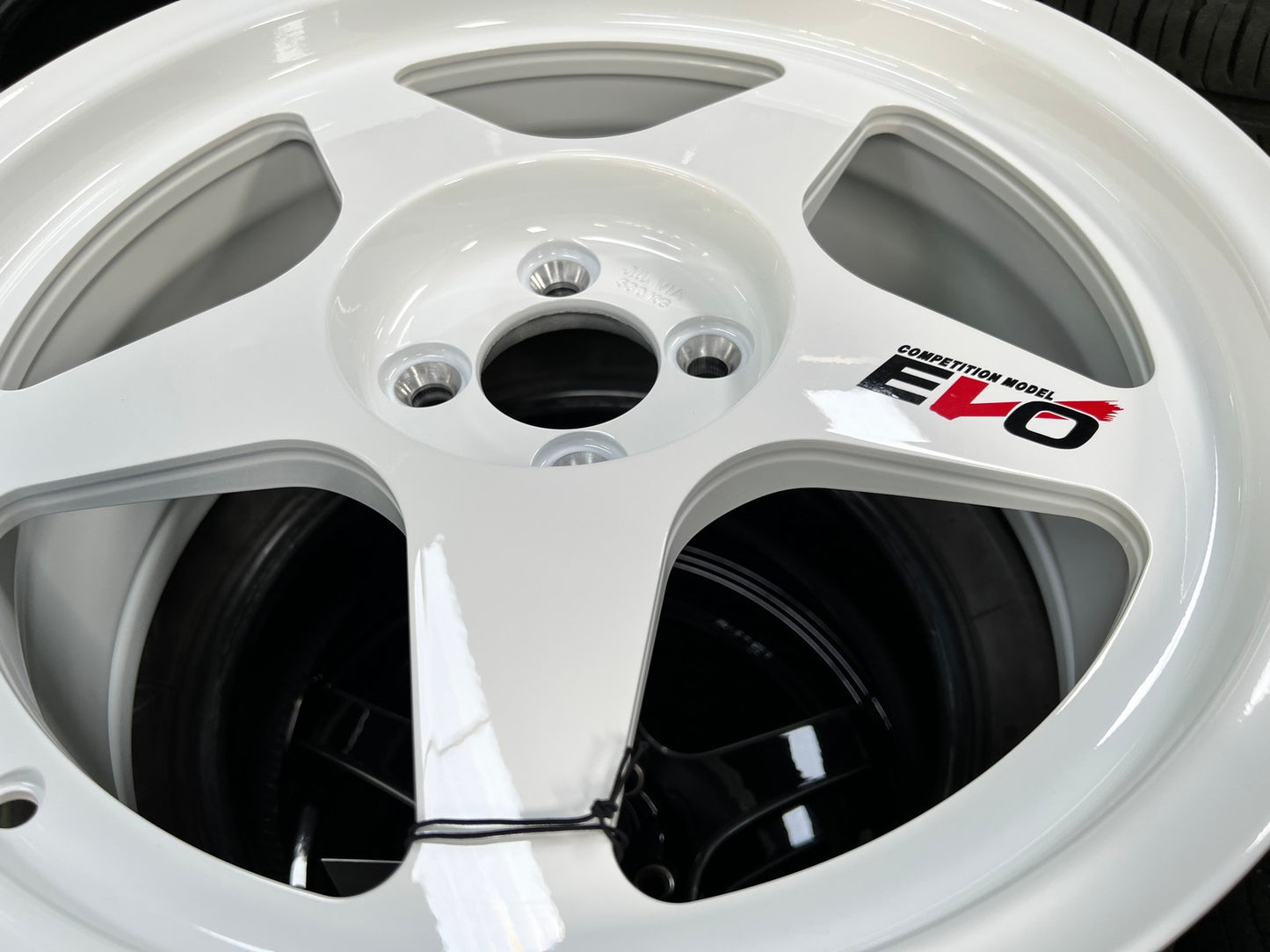 New 17X8 ET40 NK Performance Spoon Rim (4 wheel) Gloss White 4X100