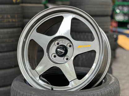 New 17X8 ET40 NK Performance Spoon Rim (4 wheel) Gloss Gunmetal 4X100