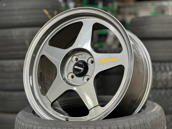 New 17X8 ET40 NK Performance Spoon Rim (4 wheel) Gloss Gunmetal 4X100