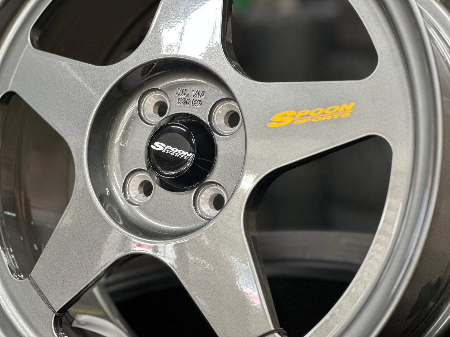 New 17X8 ET40 NK Performance Spoon Rim (4 wheel) Gloss Gunmetal 4X100