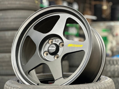 New 17X8 ET40 NK Performance Spoon Rim (4 wheel) Gloss White 4X100