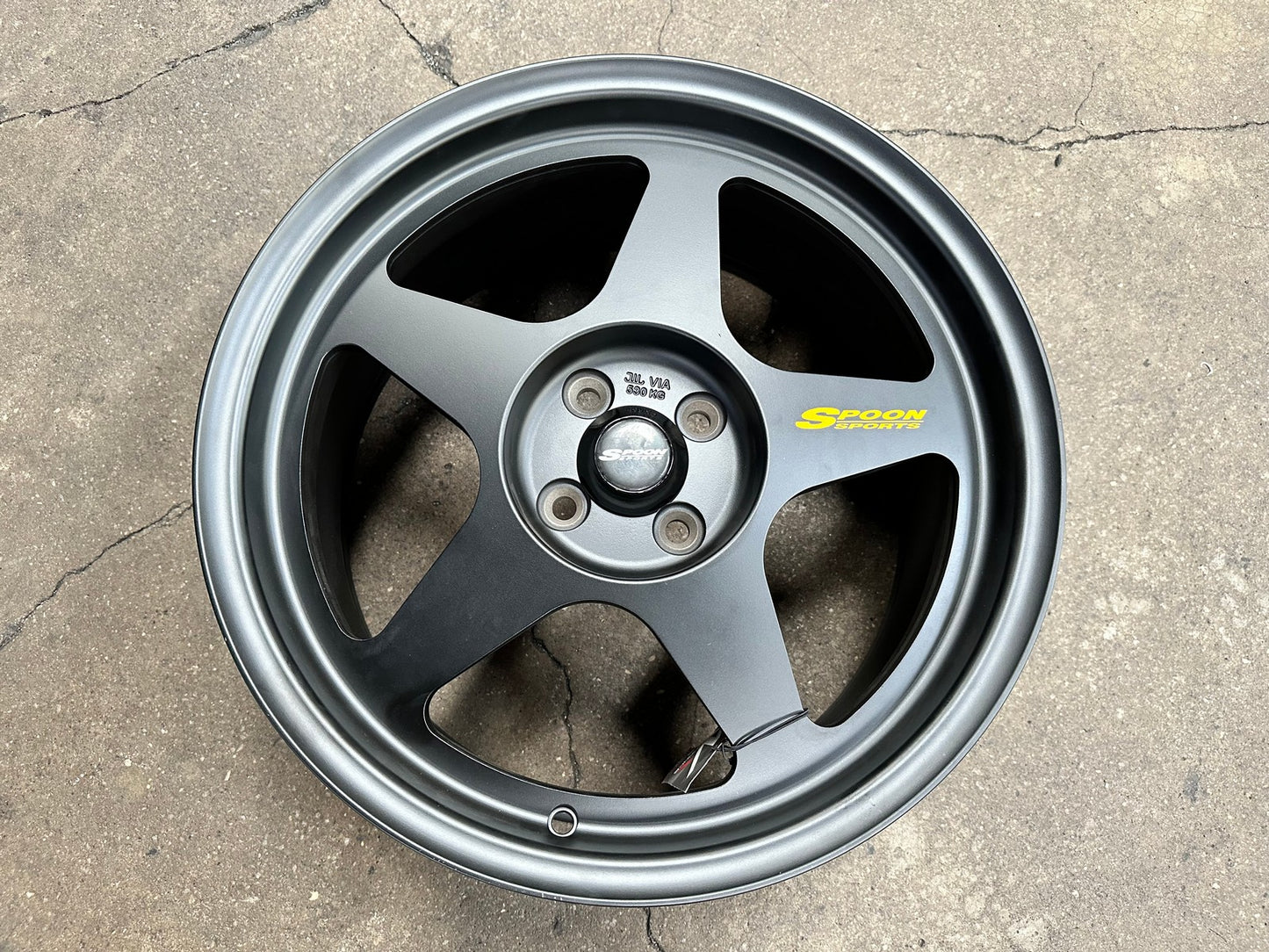 New 17X8 ET40 NK Performance Spoon Rim (4 wheel) Matt Black 4X100