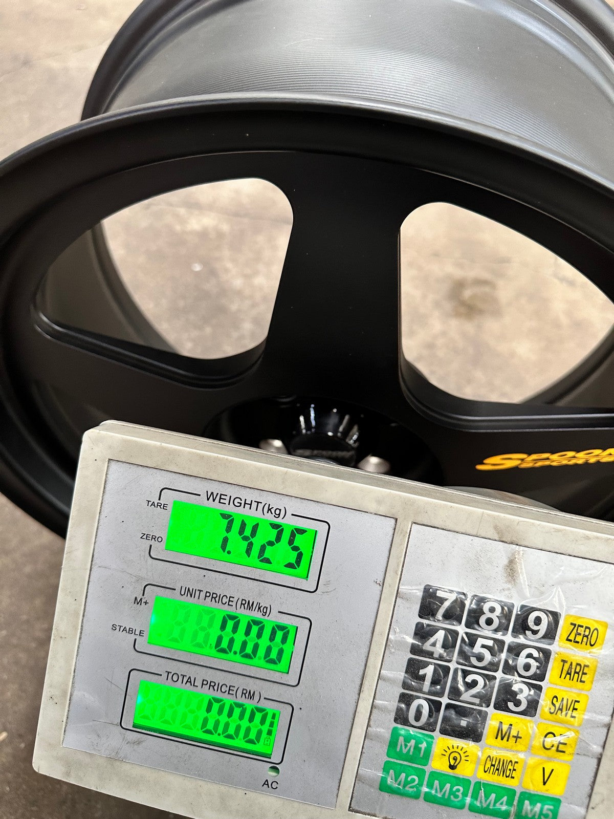 New 17X8 ET40 NK Performance Spoon Rim (4 wheel) Matt Black 4X100