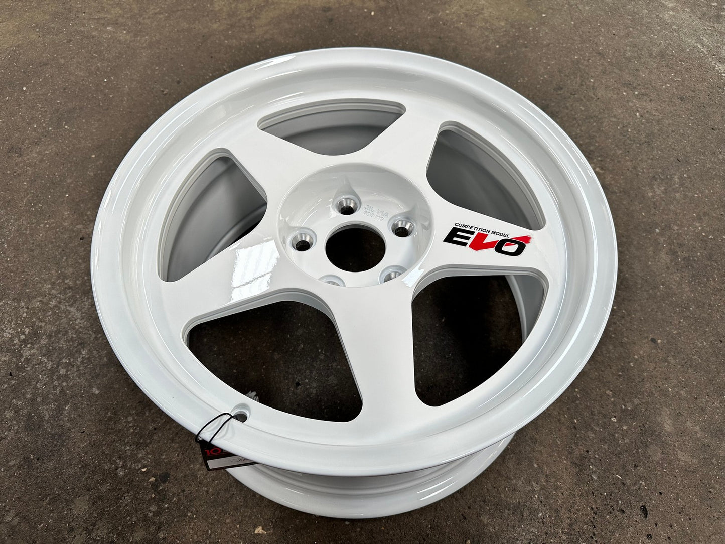 New 17X8.5 ET35 NK Performance Spoon Rim (4 wheel) Gloss White 5X114.3