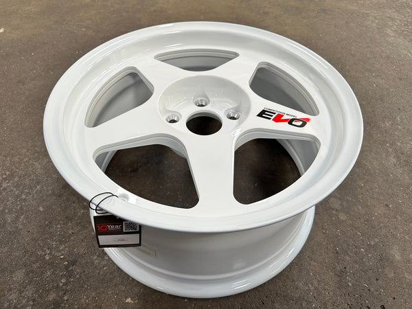 New 17X8.5 ET35 NK Performance EVO Rim (4 wheel) Gloss White 5X114.3