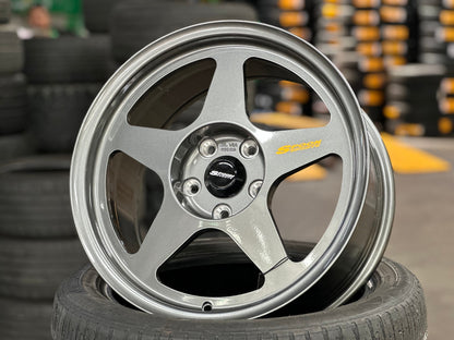 New 17X8.5 ET35 NK Performance Spoon Rim (4 wheel) Gloss Gunmetal 5X114.3