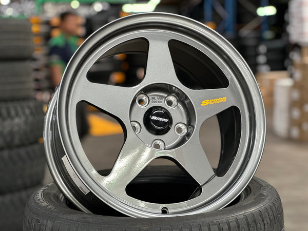 New 17X8.5 ET35 NK Performance Spoon Rim (4 wheel) Gloss Gunmetal 5X114.3