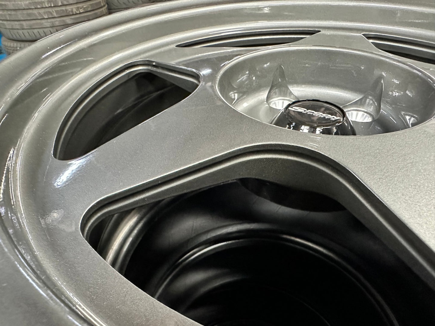 New 17X8.5 ET35 NK Performance Spoon Rim (4 wheel) Gloss Gunmetal 5X114.3