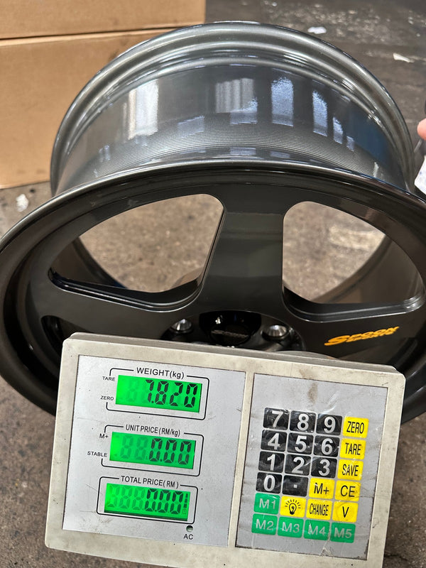 New 17X8.5 ET35 NK Performance Spoon Rim (4 wheel) Gloss Gunmetal 5X114.3