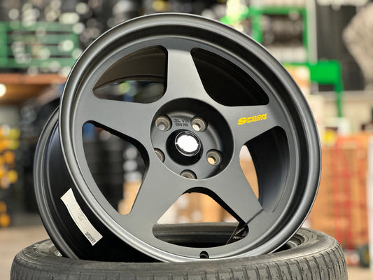 New 17X8.5 ET35 NK Performance Spoon Rim (4 wheel) Matt Black 5X114.3