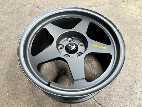 New 17X8.5 ET35 NK Performance Spoon Rim (4 wheel) Matt Black 5X114.3