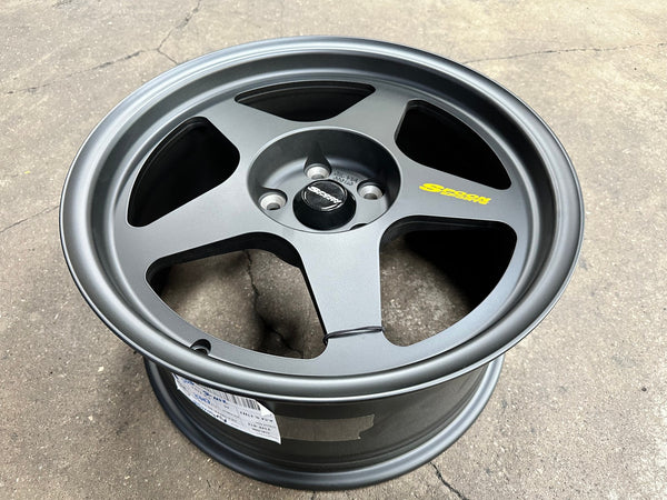 New 17X8.5 ET35 NK Performance Spoon Rim (4 wheel) Matt Black 5X114.3