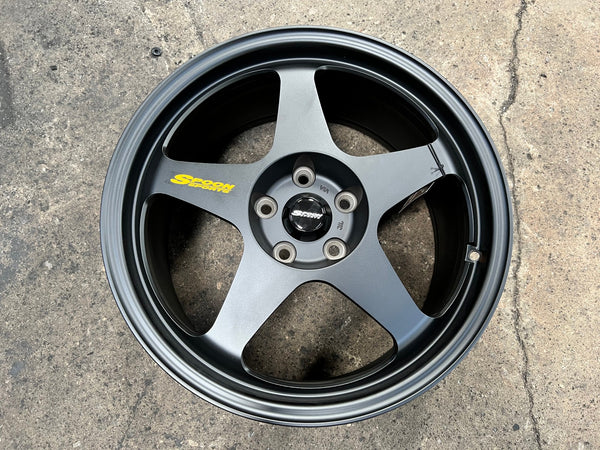 New 18X8.5 ET45 NK Performance Spoon Rim (4 wheel) Matt Black 5X114.3