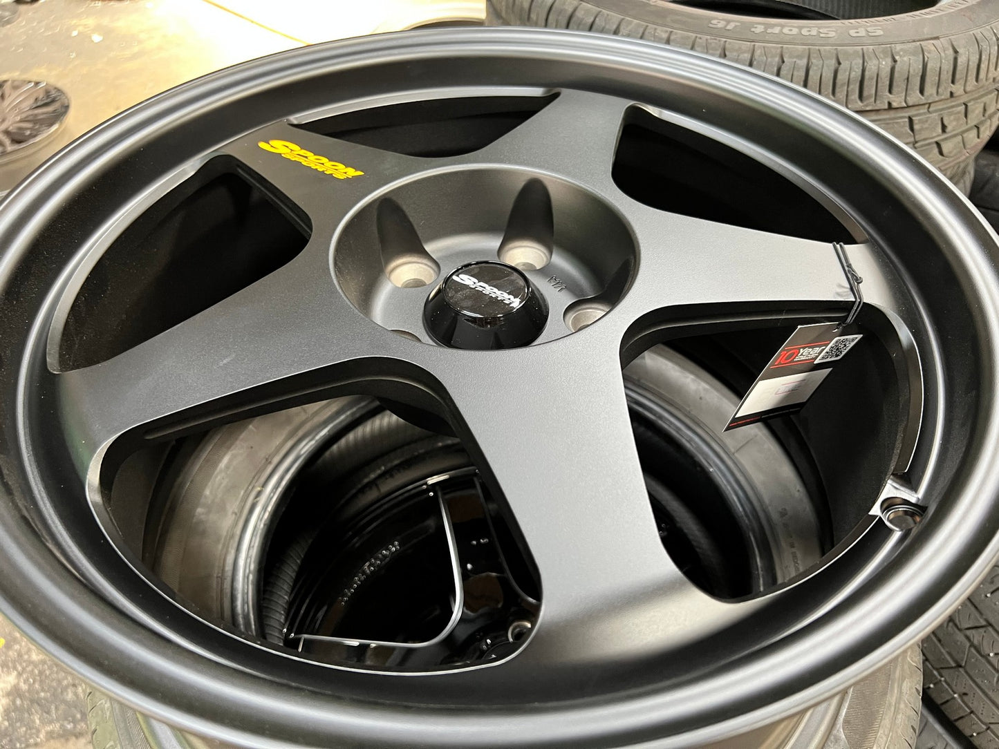 New 18X8.5 ET45 NK Performance Spoon Rim (4 wheel) Matt Black 5X114.3