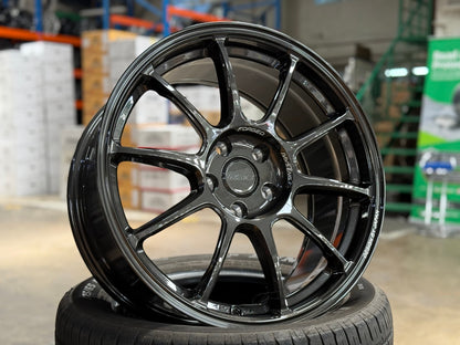 New 18X8.5 ET35 NK Performance ZE40 Rim (4 wheel) Gloss Gunmetal 5X114.3