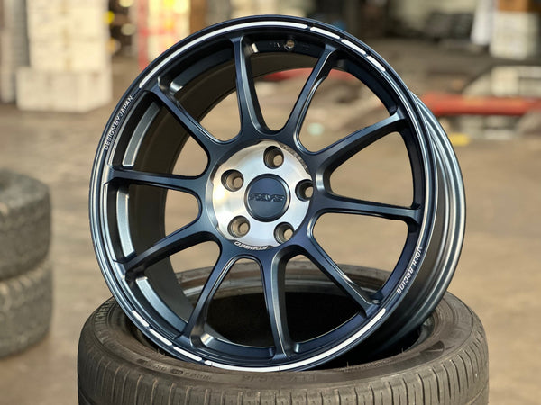 New 18X8.5 ET43 AOW Flow Formed ZE40 Rim (4 wheel) Matt Blue 5X114.3