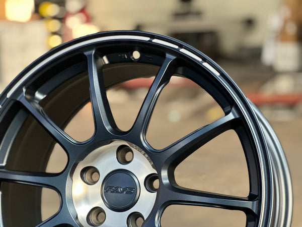 New 18X8.5 ET43 AOW Flow Formed ZE40 Rim (4 wheel) Matt Blue 5X112