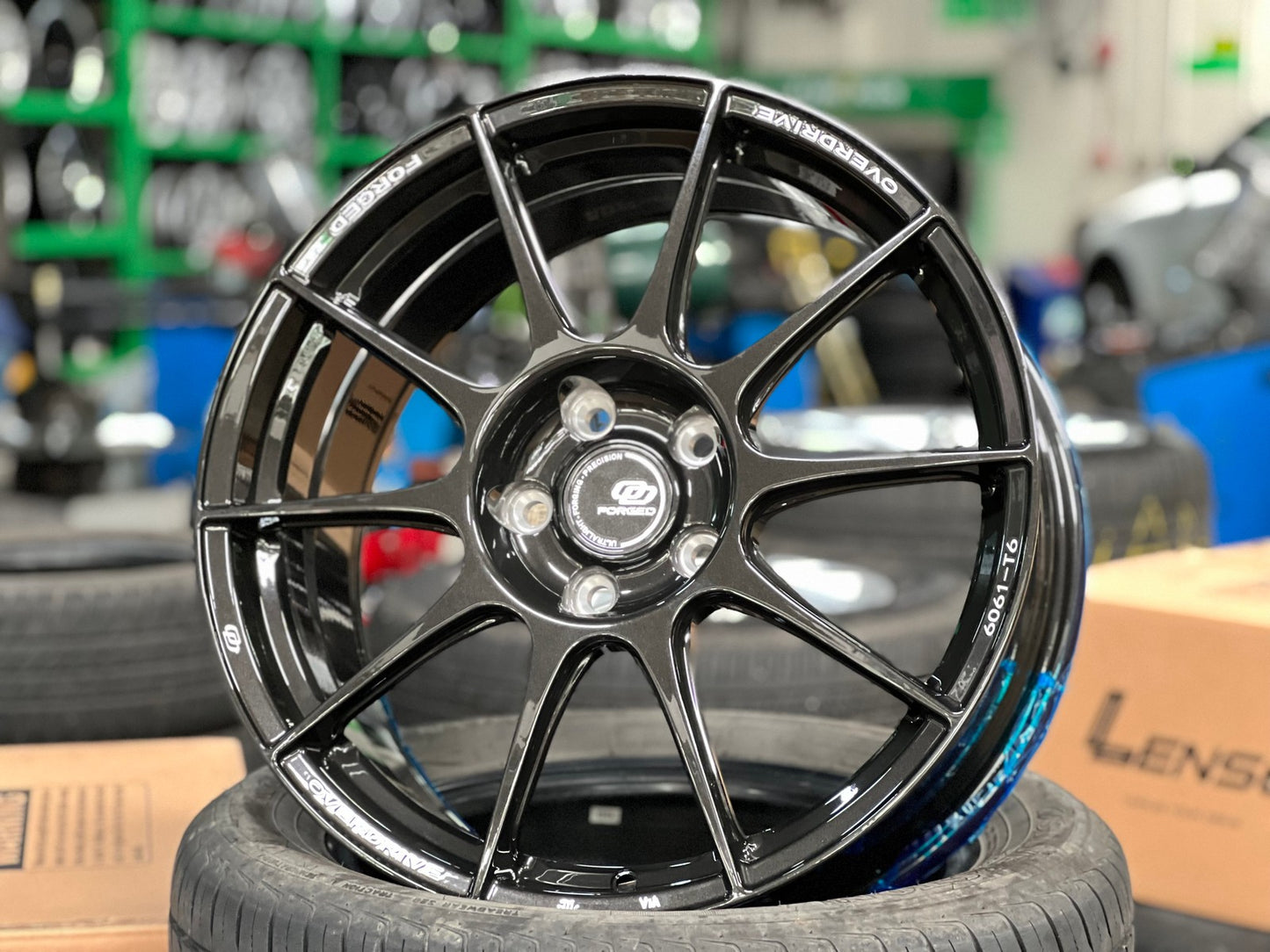 New 18X8 ET45 Overdrive Forged Alpha 01 Rim (4 wheel) Matt Black 5X112