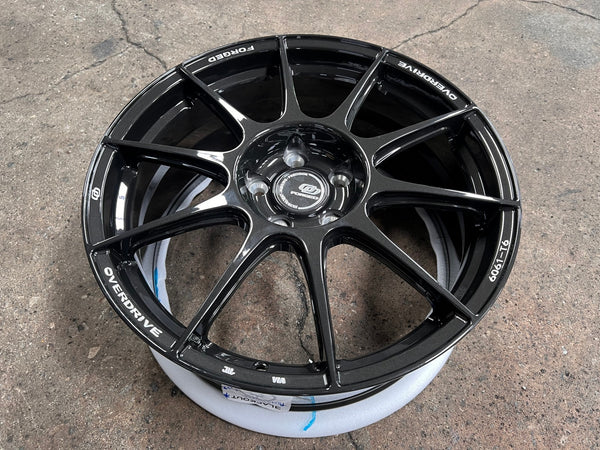 New 18X8 ET45 Overdrive Forged Alpha 01 Rim (4 wheel) Gloss Gunmetal 5X112