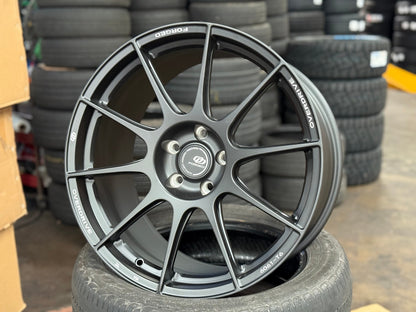 New 19X9.5 ET45 Overdrive Forged Alpha 01 Rim (4 wheel) Matt Black 5X114.3