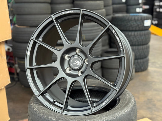 New 19X9.5 ET45 Overdrive Forged Alpha 01 Rim (4 wheel) Matt Black 5X114.3
