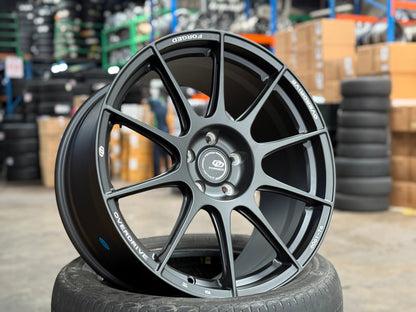 New 19X9.5 ET45 Overdrive Forged Alpha 01 Rim (4 wheel) Matt Black 5X112